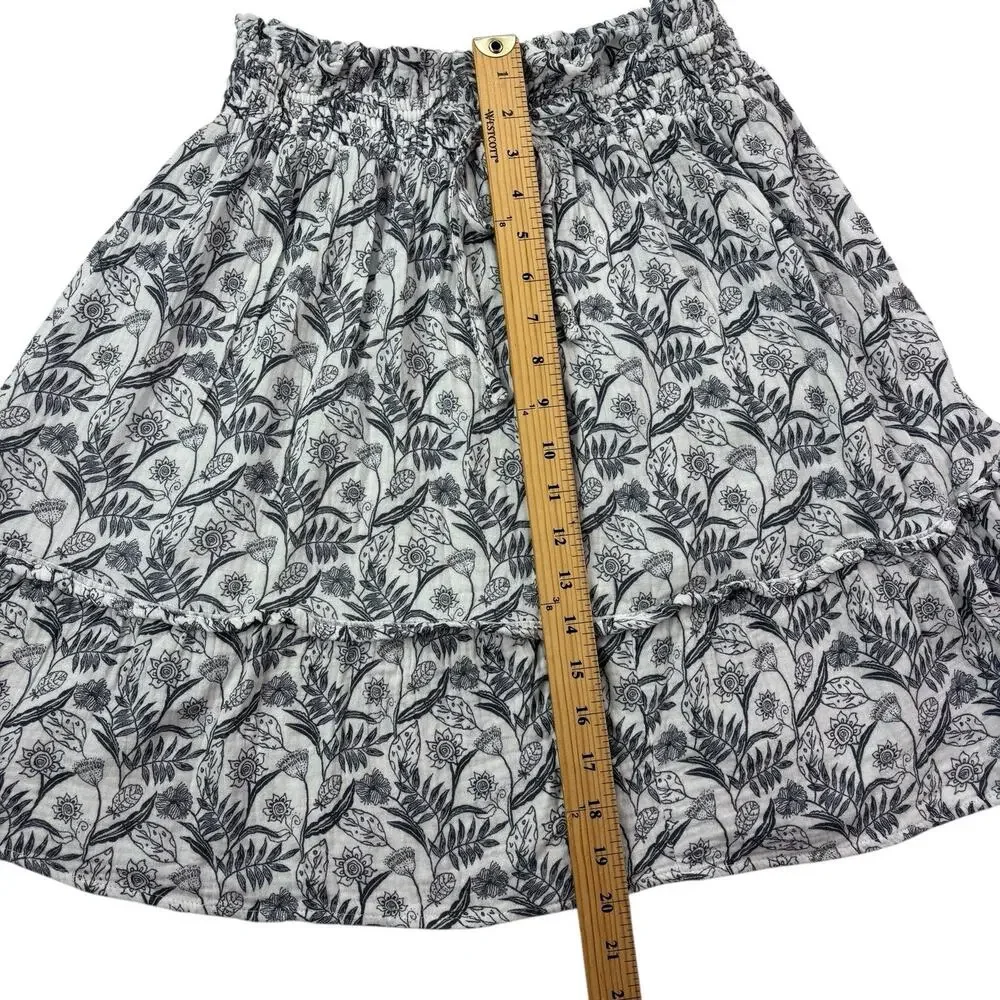 Cupcakes &‎ Cashmere Women's XL Floral Cottagecore Pull On Elastic Waist Skirt - Picture 8 of 16